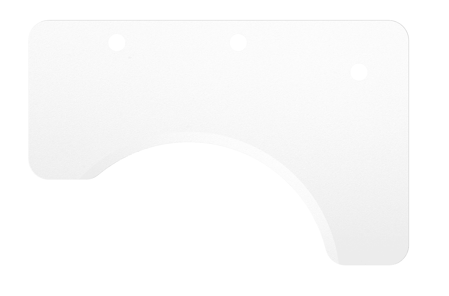 MojoDesk Surface Cubicle Corner MojoDesk Right / Designer White