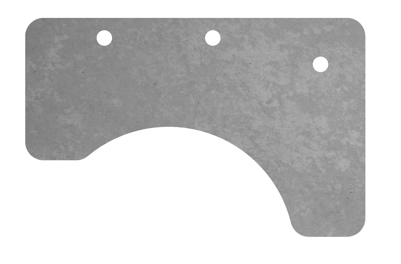 MojoDesk Surface Cubicle Corner MojoDesk Right / Concrete