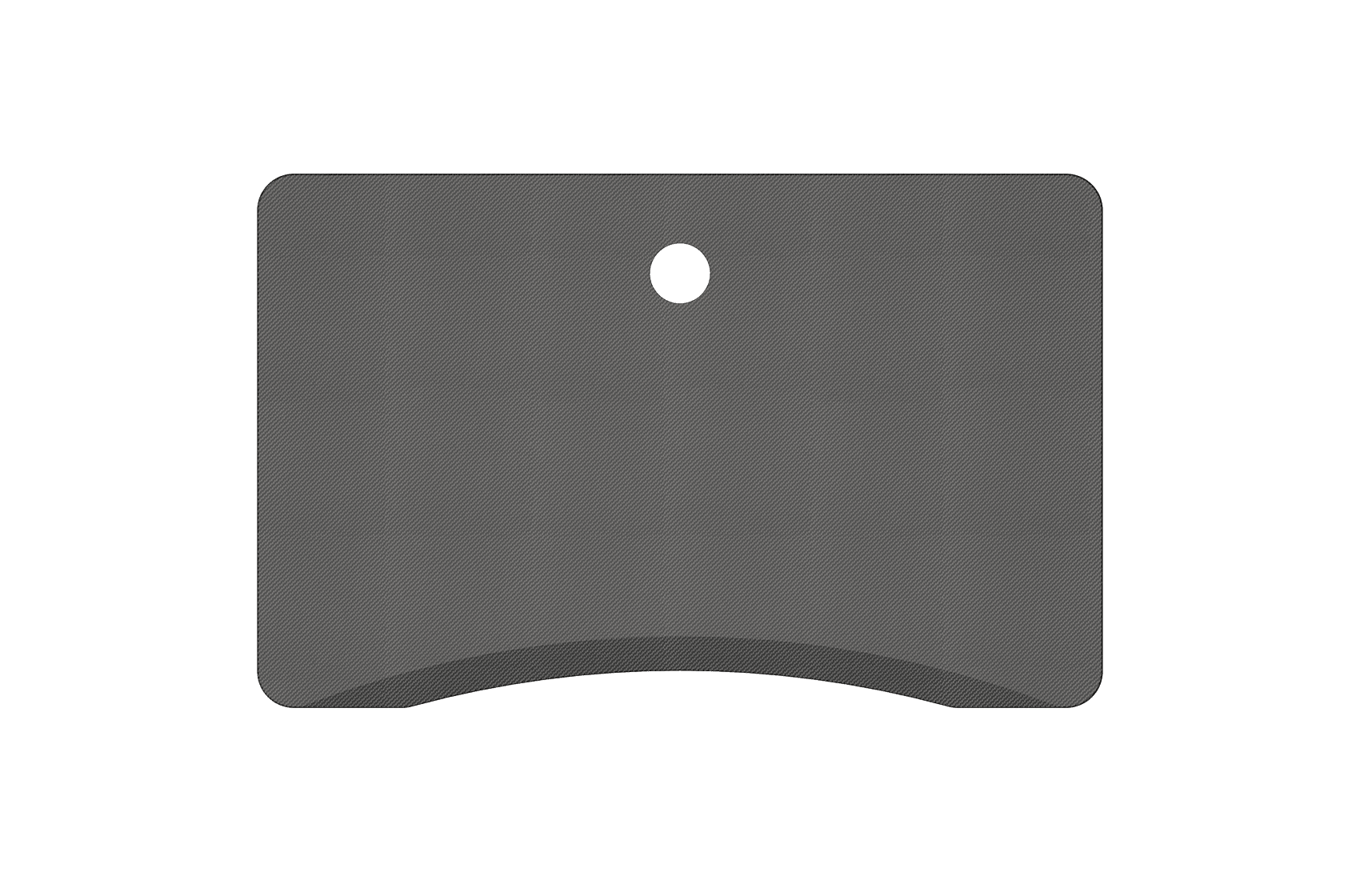 MojoDesk Surface Cubicle Rectangle MojoDesk 45.5x27 / Carbon Fiber