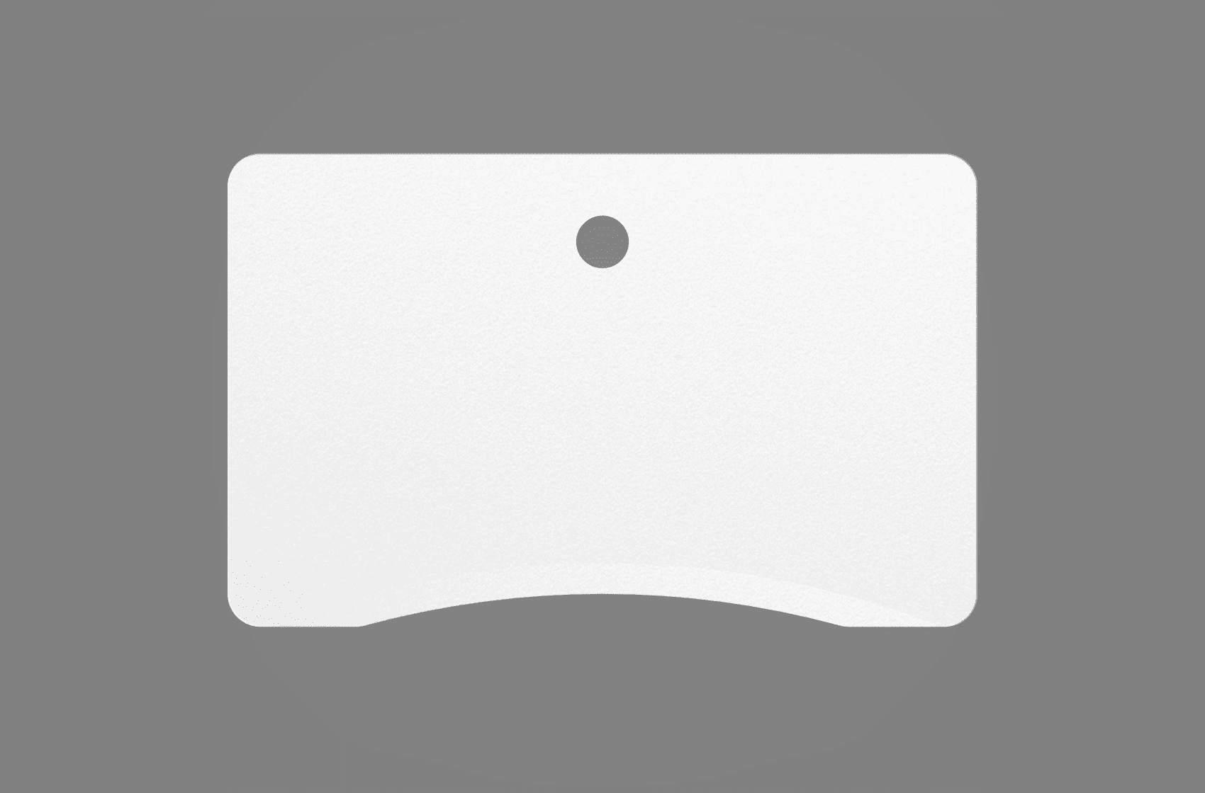 MojoDesk Surface Cubicle Rectangle MojoDesk 45.5x27 / Designer White