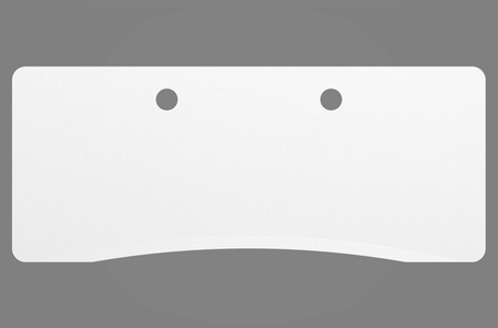 MojoDesk Surface Cubicle Rectangle MojoDesk 69.5x28.75 / Designer White