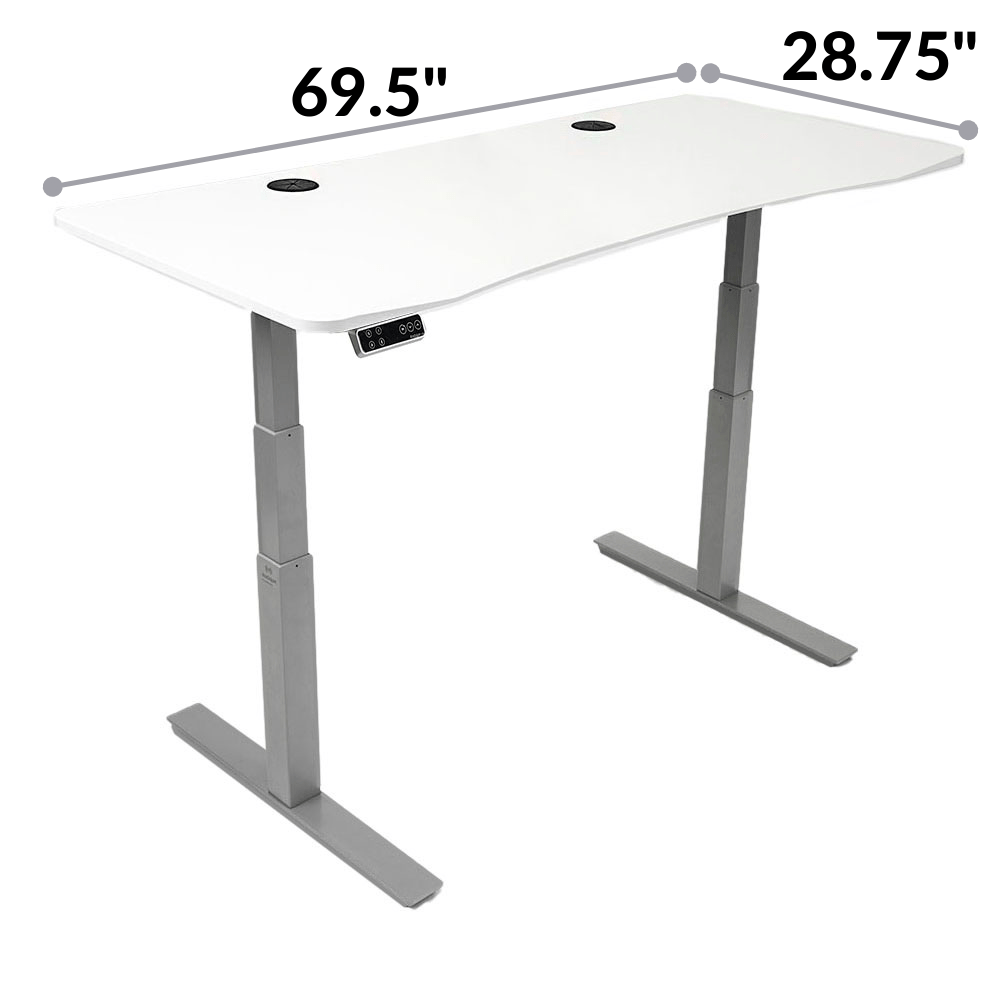 MojoDesk Bundle: Desk + 2 Accessories - American Oak Non Epicor Standing Desk Bundle