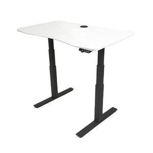 MojoDesk Bundle: Desk + 2 Accessories - Classic White Non Epicor Standing Desk Bundle 45.5x27 / Black Base / Classic White