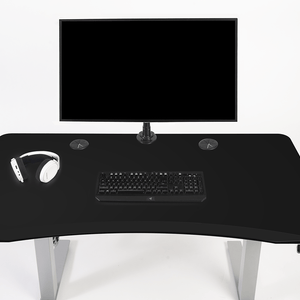 MojoDesk Bundle: Desk + 2 Accessories - Matte Lux Black Non Epicor Standing Desk Bundle