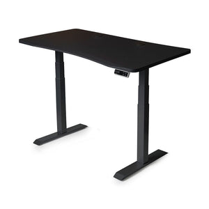60x30 Electric Sit to Stand Desk - Frame Color: Black- Desktop Color: Black