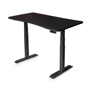 Mojo QuickShip Non Epicor Standing Desk Matte Lux Black / 57.5x27 / Black Base