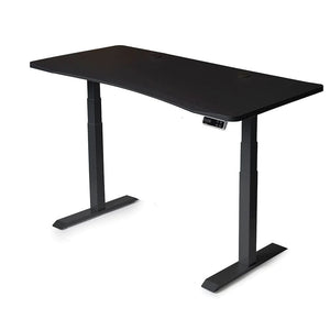Mojo QuickShip Non Epicor Standing Desk Matte Lux Black / 69.5x28.75 / Black Base