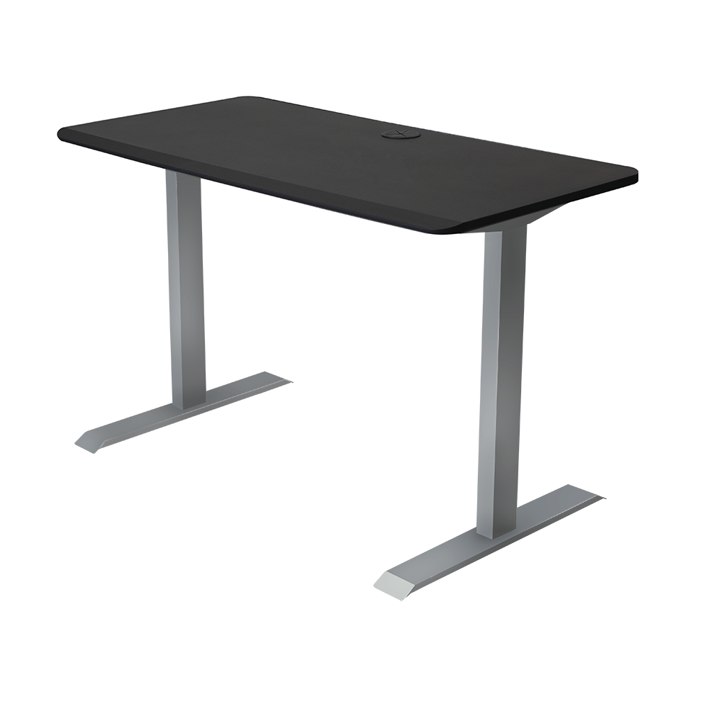 Mojo Side Table Non Epicor Workspace Tables Matte Lux Black / 48x24 / Gray Base