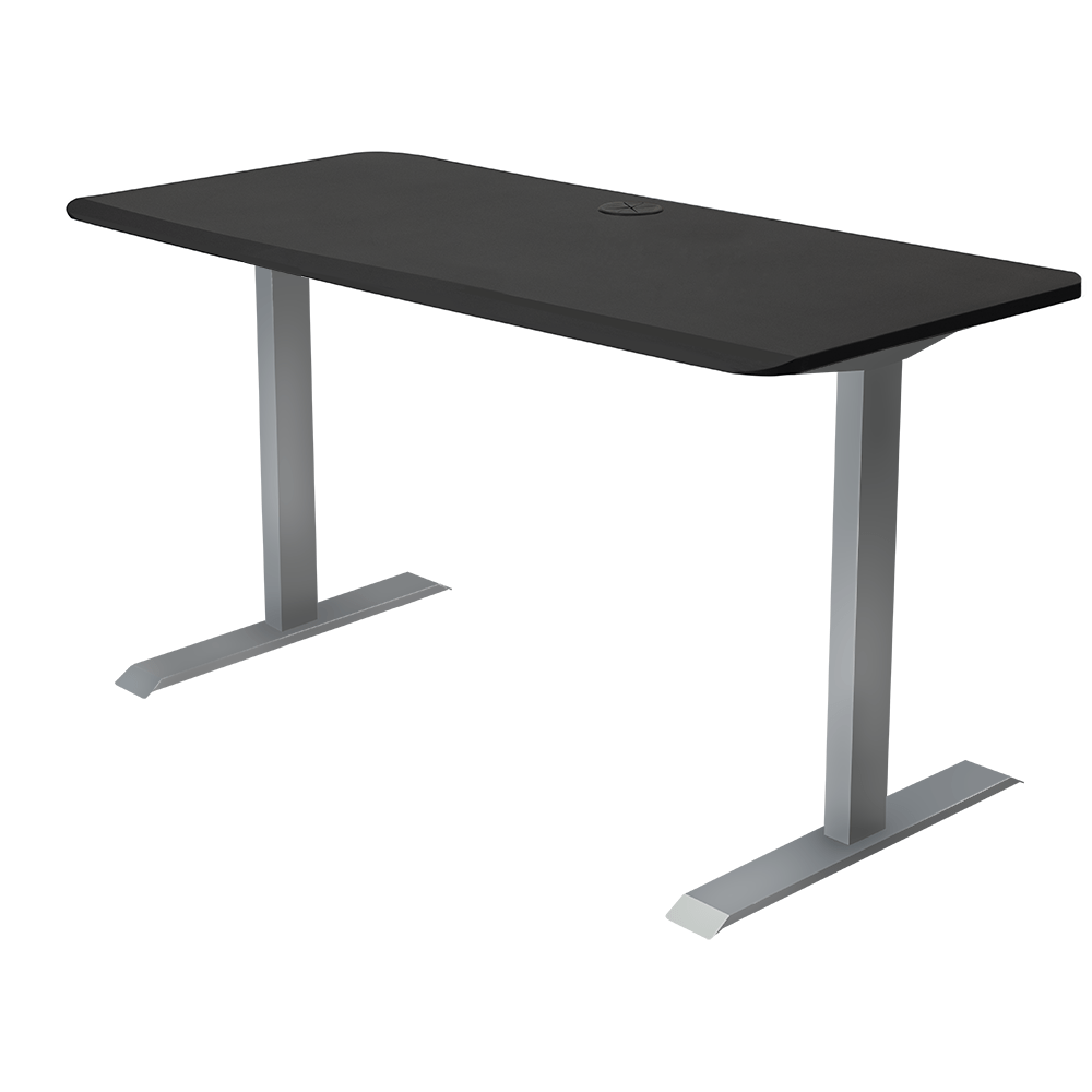 Mojo Side Table Non Epicor Workspace Tables Matte Lux Black / 60x24 / Gray Base