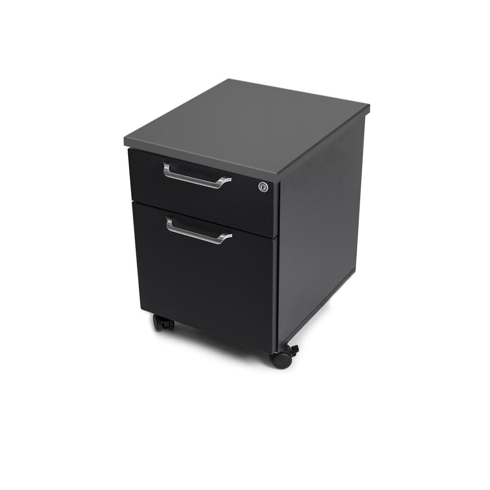 Mojo WorkSpace: Desk + Mobile Cabinet Non Epicor
