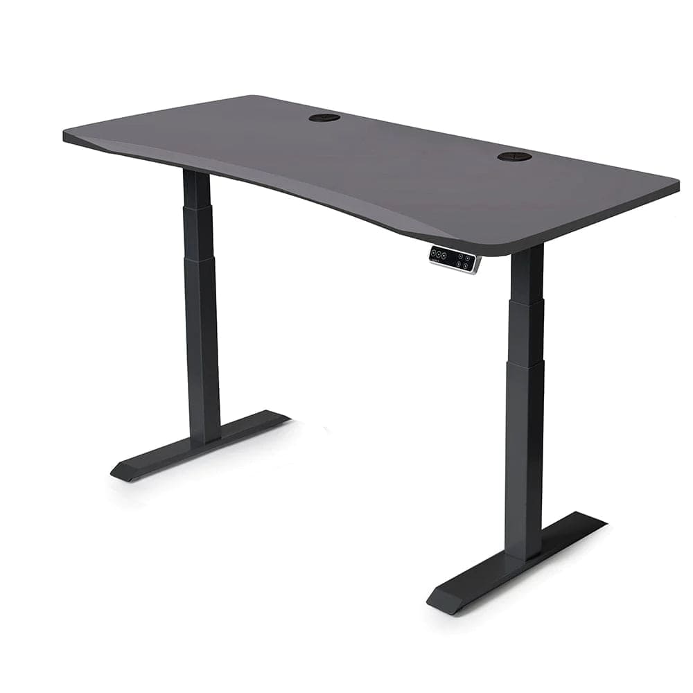 Mojo QuickShip Non Epicor Standing Desk Matte Lux Charcoal / 69.5x28.75 / Black Base