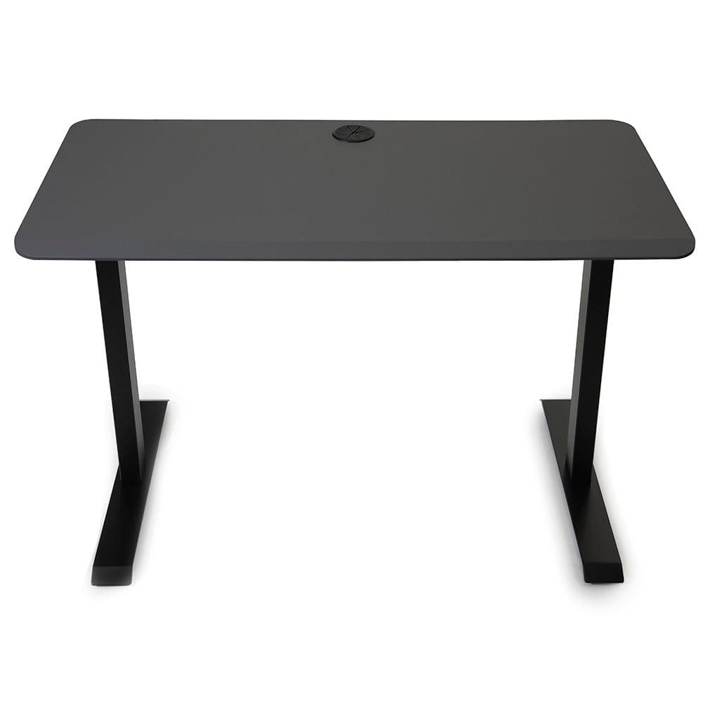 Side Table Fixed Height Desk to expand on your workspace. Color: Charcoal