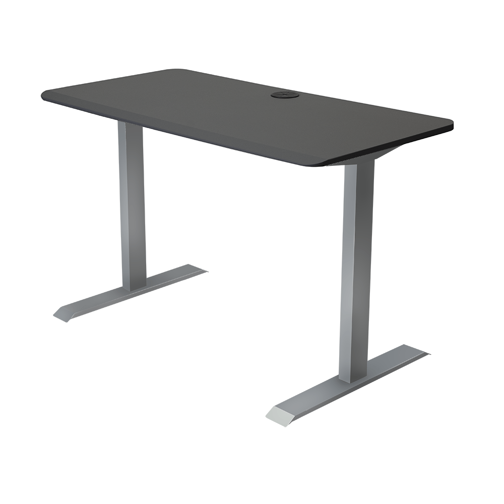 Mojo Side Table Non Epicor Workspace Tables Matte Lux Charcoal / 48x24 / Gray Base