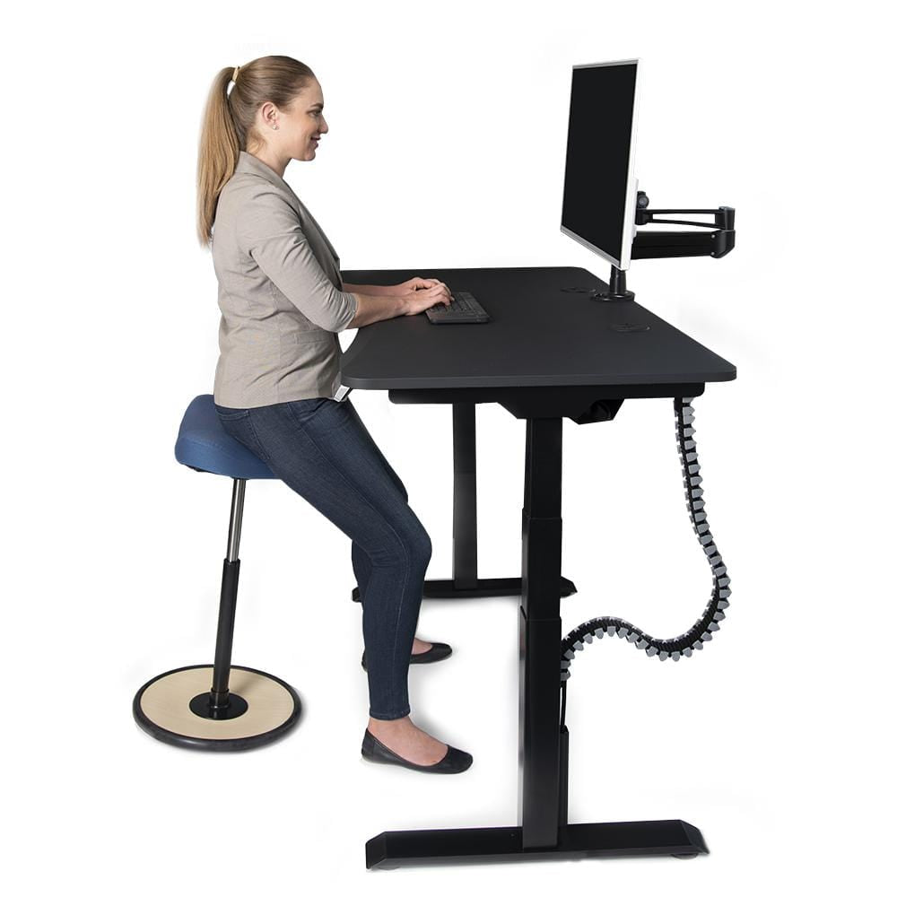 Varier MOVE - Tilting Saddle Stool  Standing Desk Ergonomic Chair -  MojoDesk