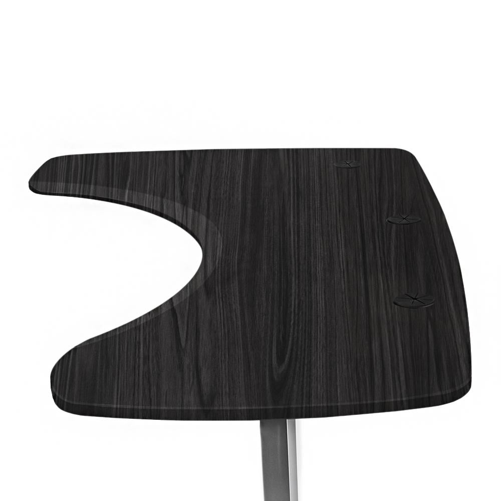 Obsidian Oak Corner L Shape Standing Desk - Electric Adjustable