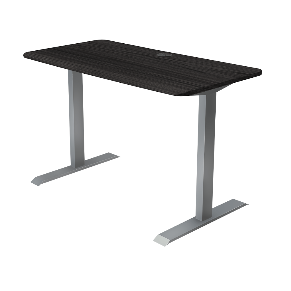 Mojo Side Table Non Epicor Workspace Tables Obsidian Oak / 48x24 / Gray Base