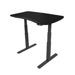 48x30 Electric Height Adjustable Desk - Frame Color: Black - Desktop Color: Black