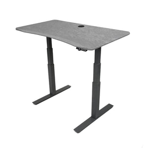 MojoDesk Bundle: Desk + 2 Accessories - Sahara Stone Non Epicor Standing Desk Bundle 45.5x27 / Black Base / Sahara Stone