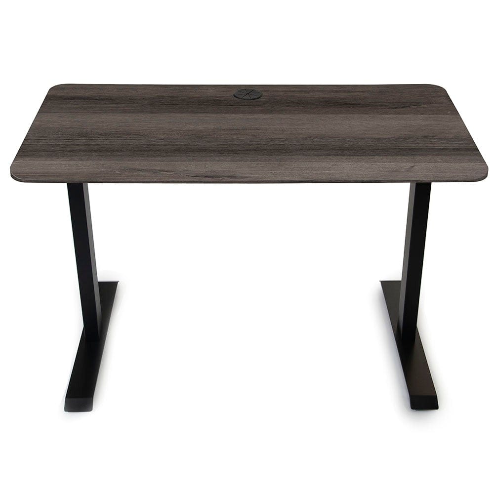 Side Table Fixed Height Desk to expand on your workspace. Color: Weathered Oak