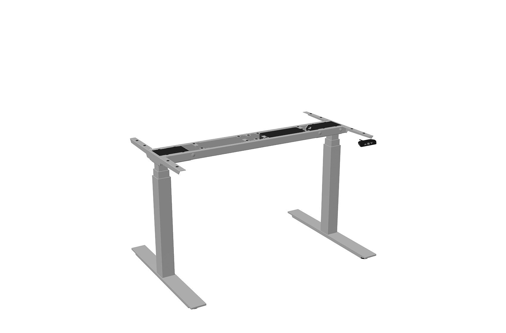 MojoDesk Adjustable Height Standing Desk White Base