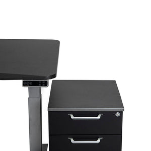 MojoDesk Bundle: Desk + 2 Accessories - Carbon Fiber Non Epicor Standing Desk Bundle